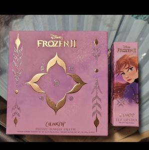 Colourpop Frozen II Anna Eyeshadow Palette & Lipstick